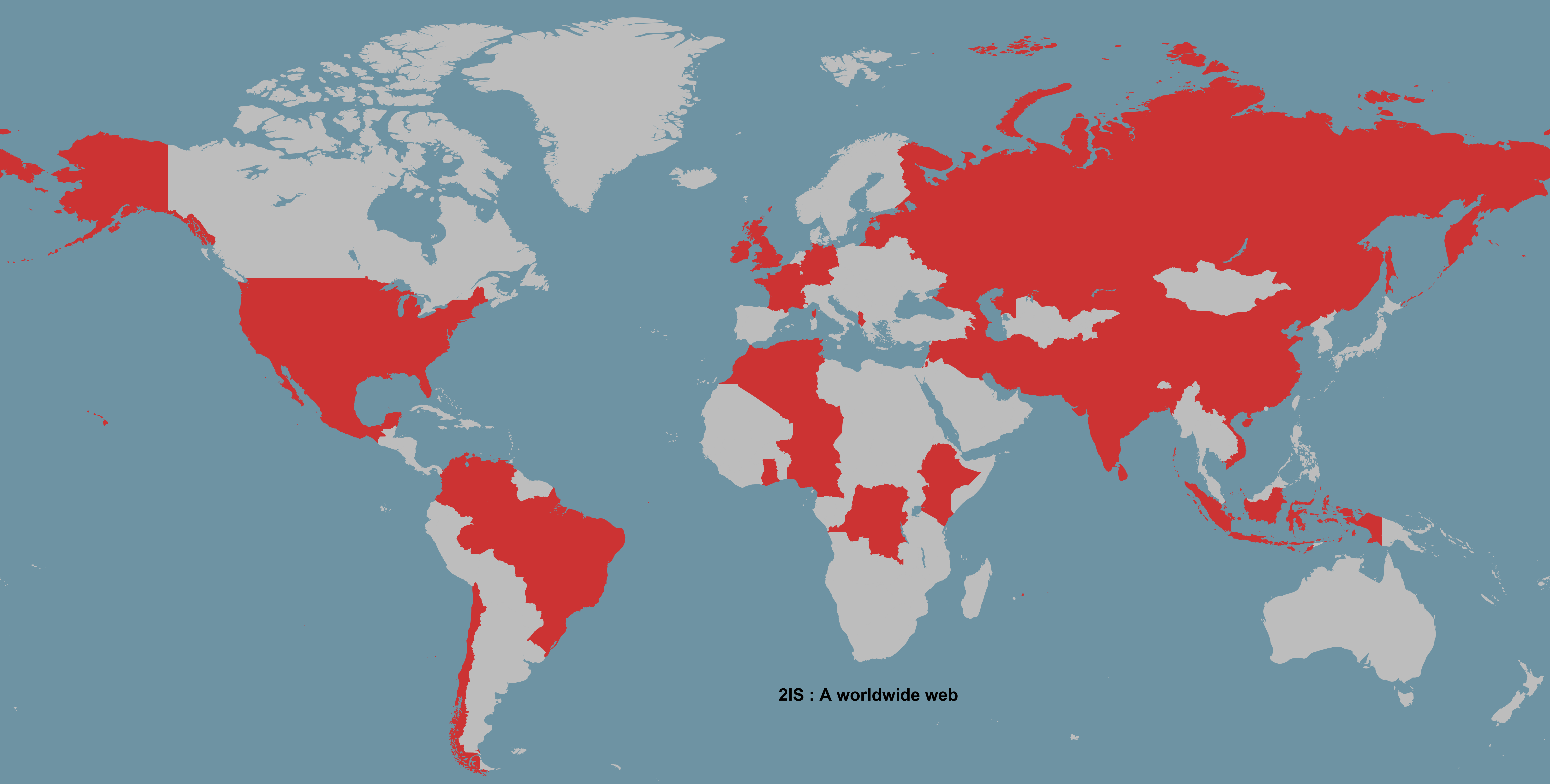 World Map of Master MIAGE 2IS